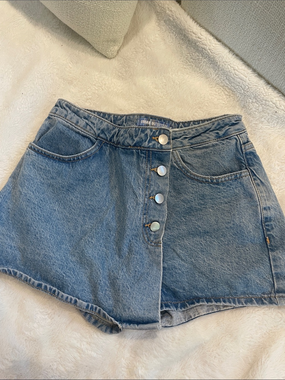 Urban Outfitters Light Blue Mini Skort